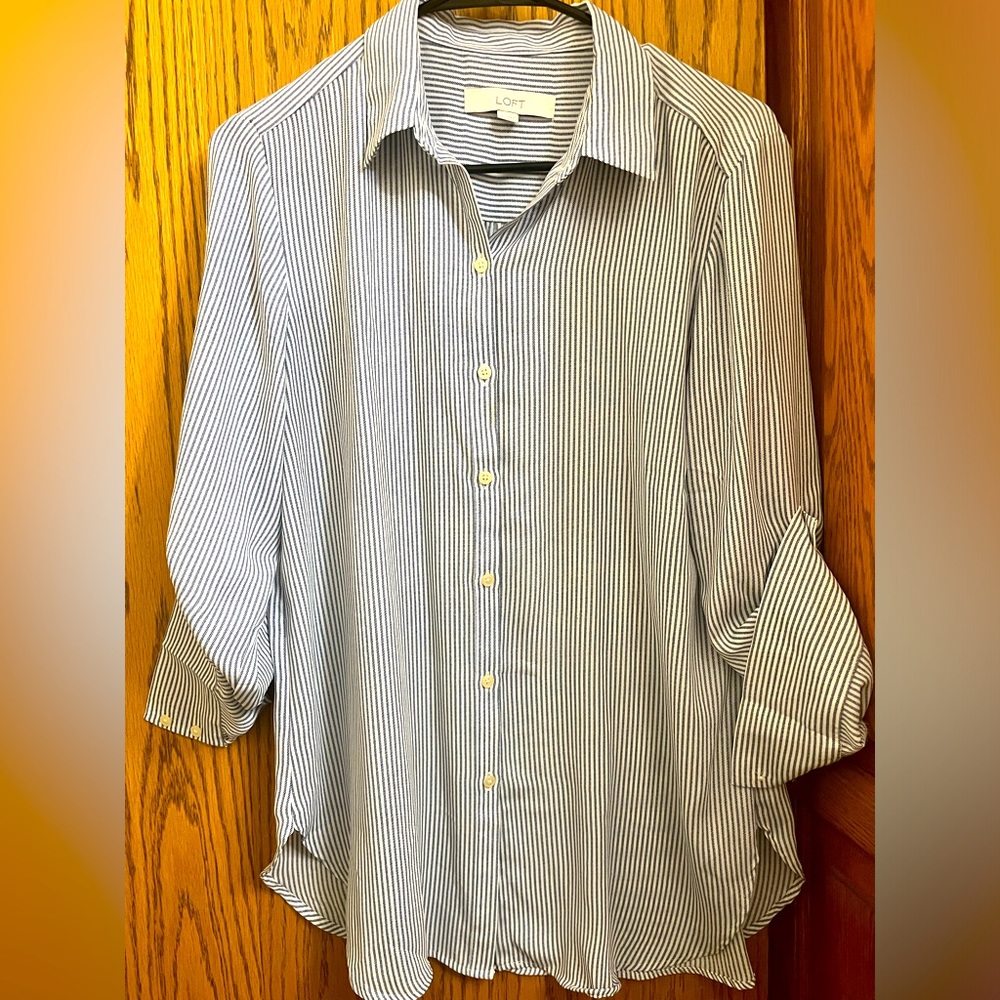 Loft size small button down blouse